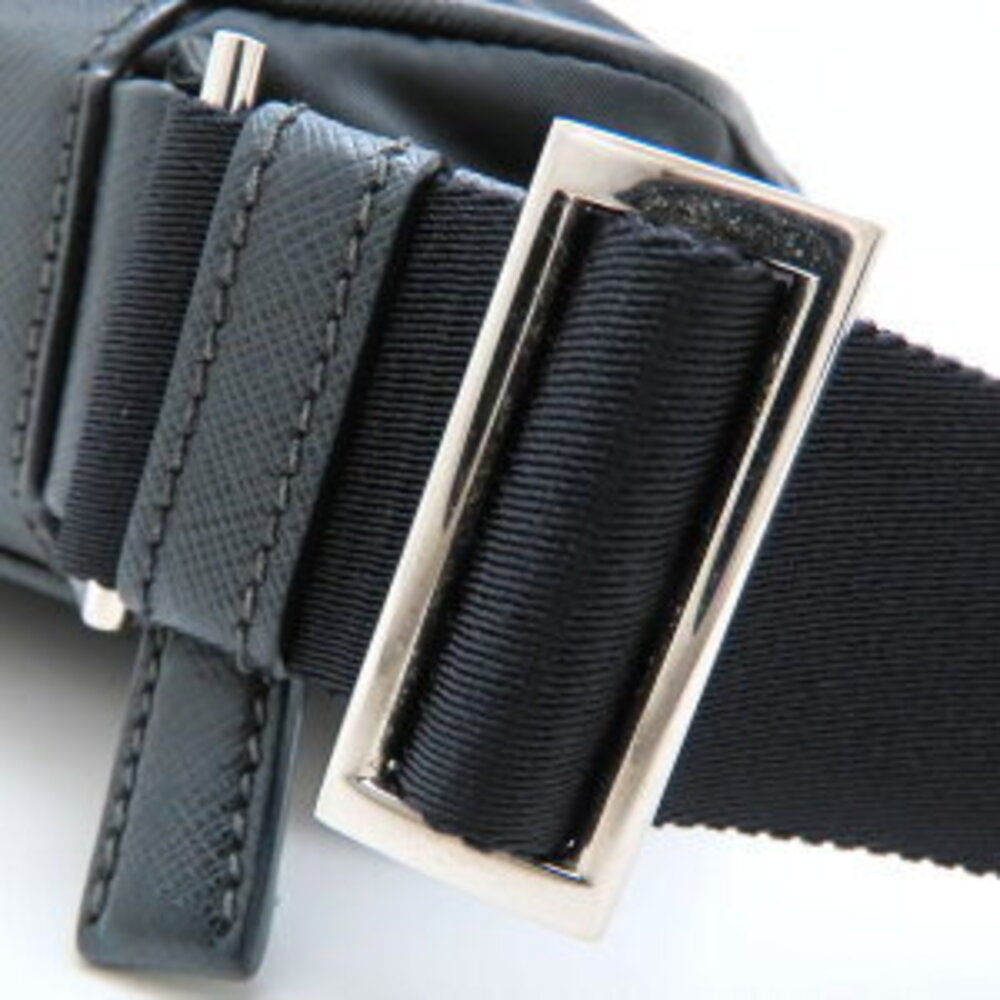 PRADA Shoulder Bag Saffiano Leather Nero Black - Picture 6 of 9